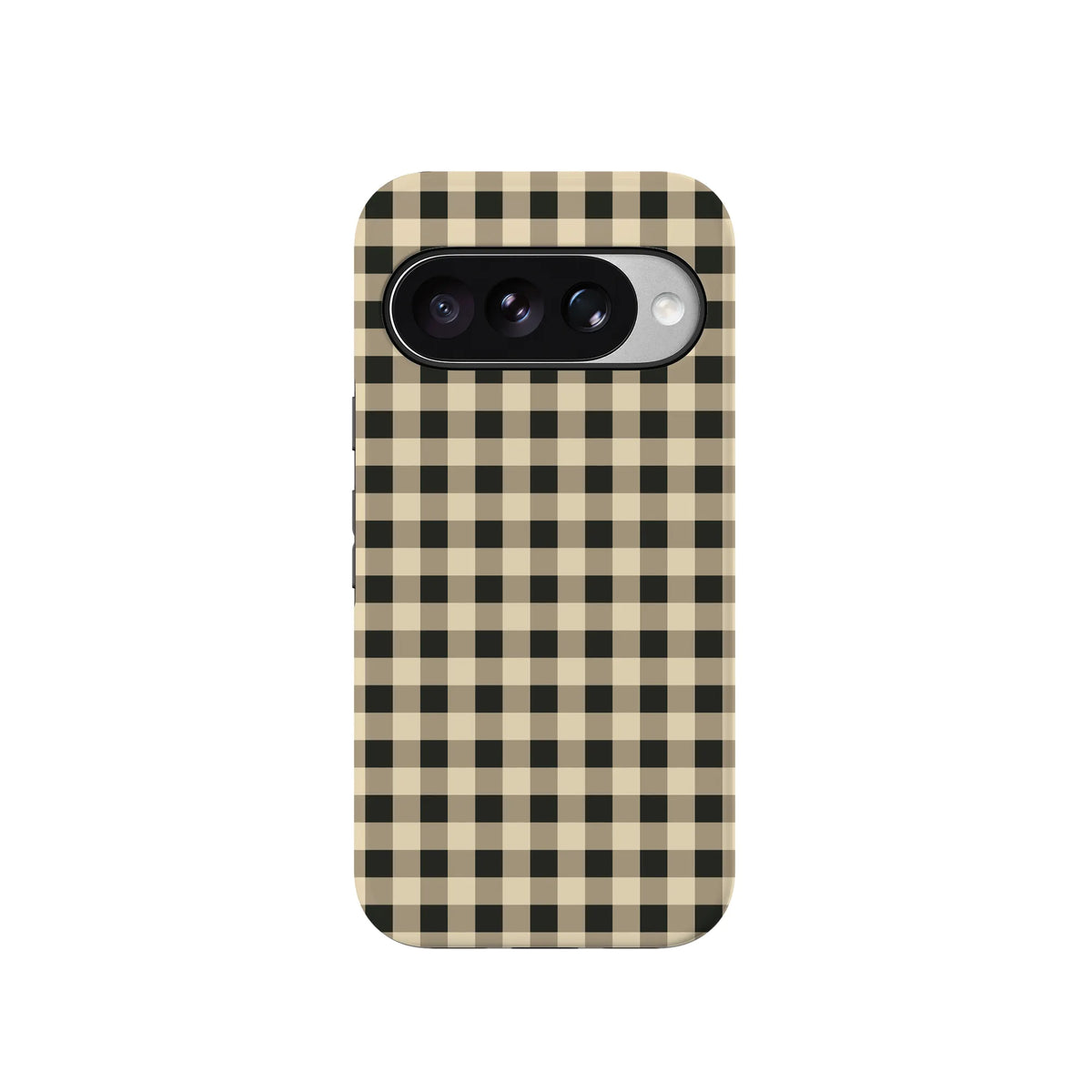 Cedar Lane | Black & Cream Gingham Case