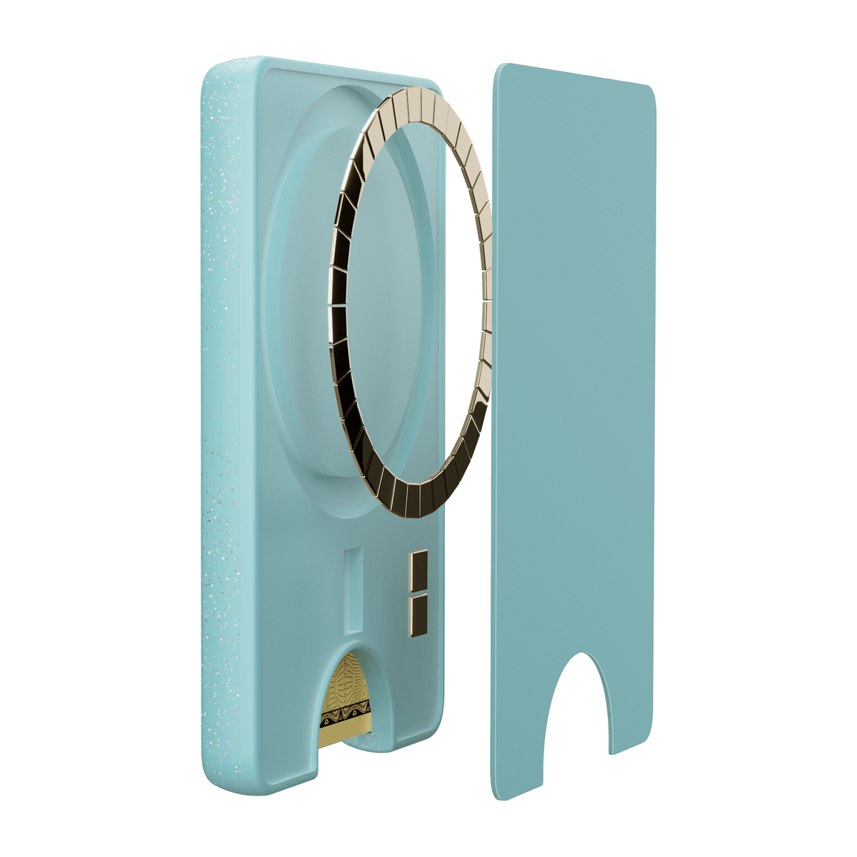 Aquamarine | Ocean Blue Shimmer MagWallet