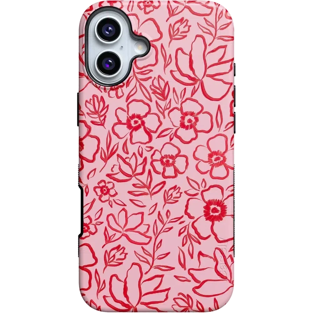 Blush Garden | Floral Doodle Case