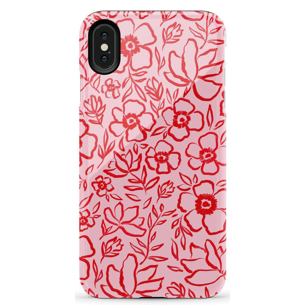 Blush Garden | Floral Doodle Case