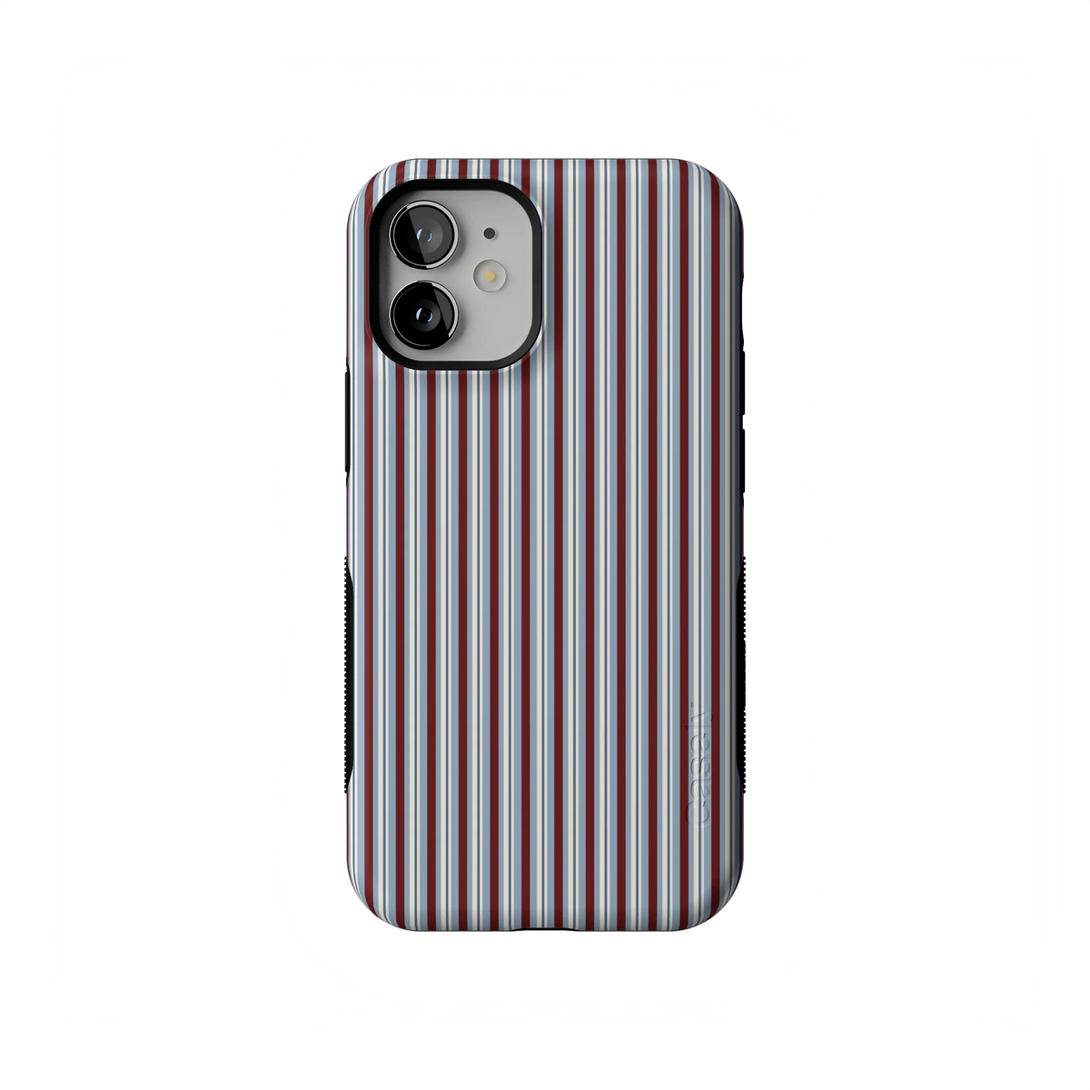 Bistro Stripes | Blue & Maroon Case