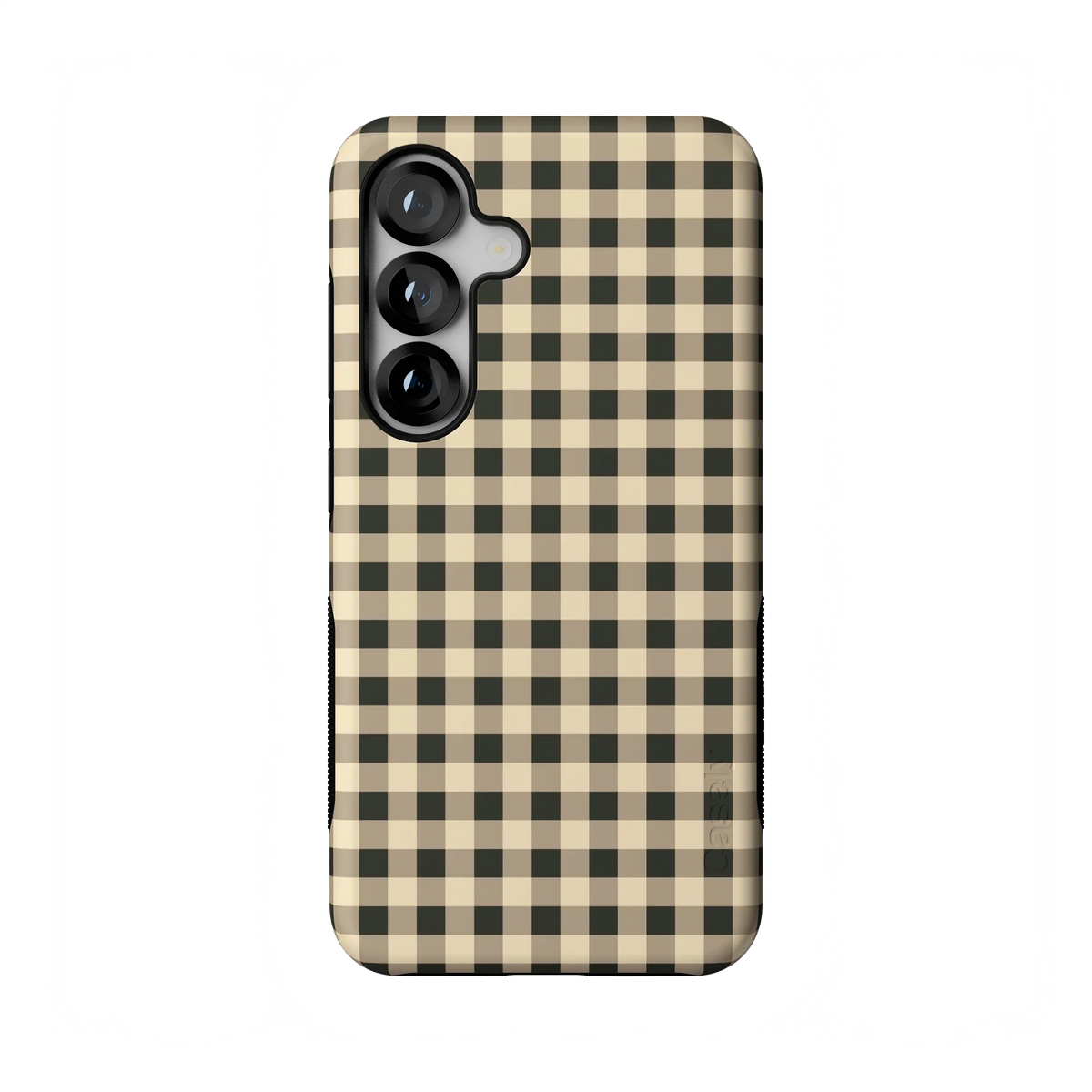 Cedar Lane | Black & Cream Gingham Case