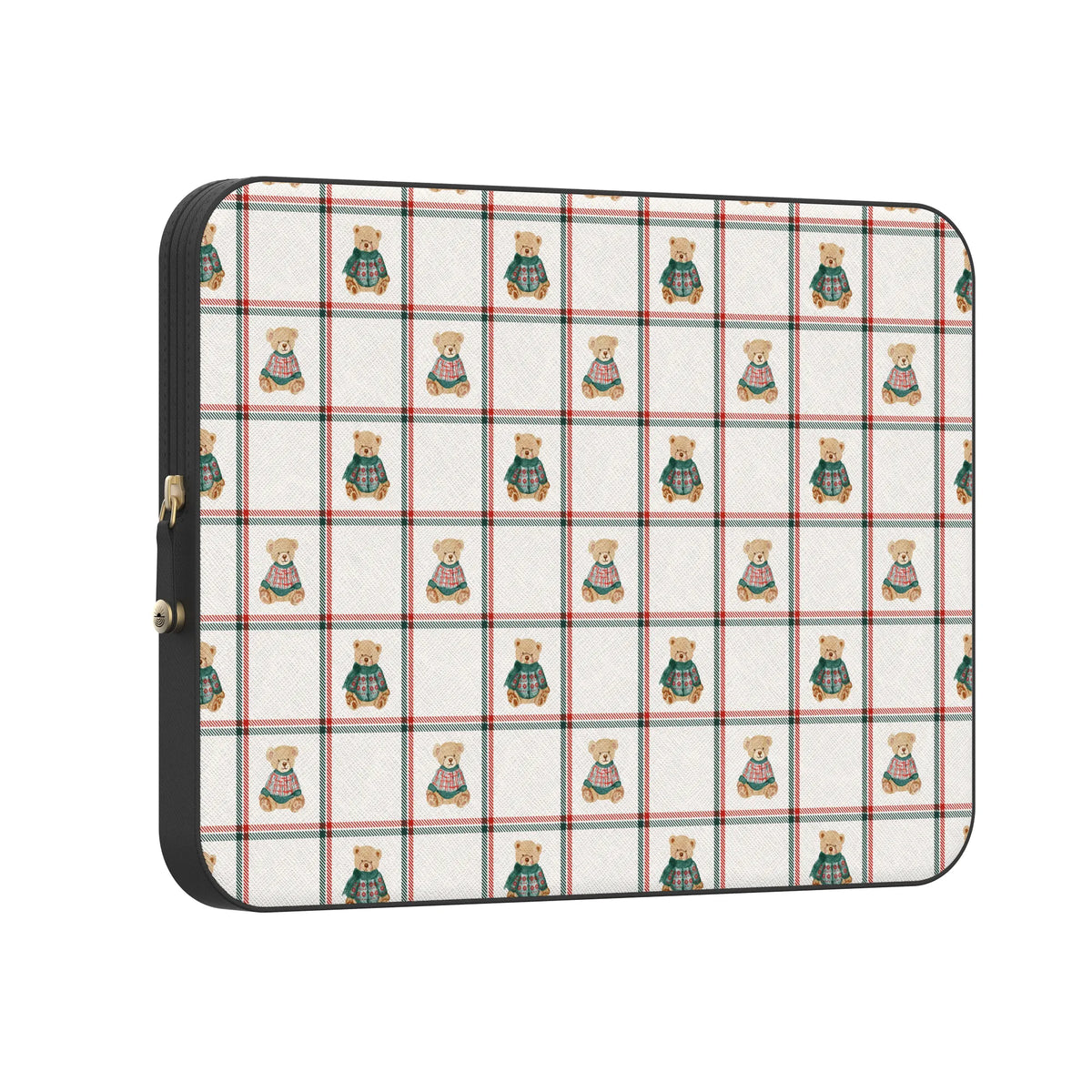 Bear Hugs | Teddy Squares Laptop Case