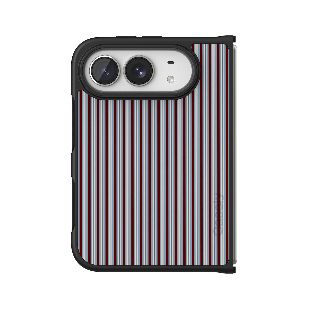 Bistro Stripes | Blue & Maroon Case