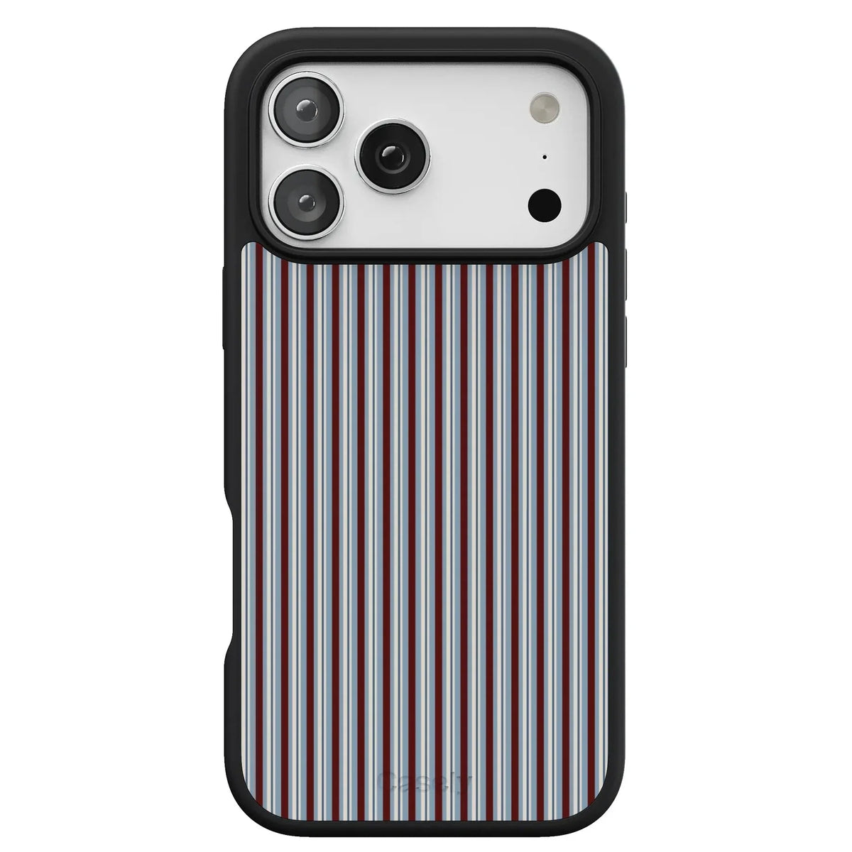 Bistro Stripes | Blue & Maroon Case
