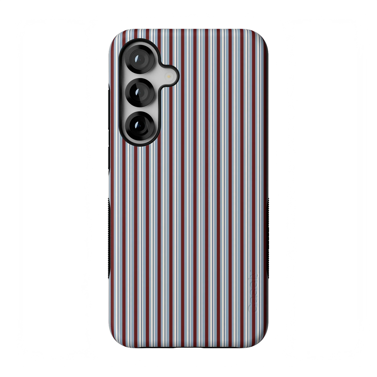 Bistro Stripes | Blue & Maroon Case