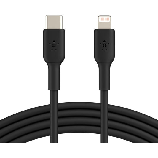 Belkin BoostCharge USB-C to Lightning Cable (1 meter / 3.3 foot, Black) - CAA003BT1MBK