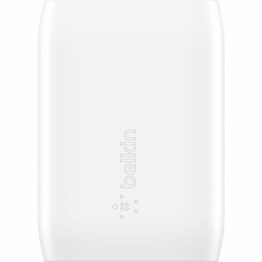 Belkin 30W Portable USB-C Wall Charger - 1xUSB-C (30W) - Fast Charge - Power Adapter - White - BBC007-WH