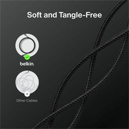 Belkin USB-C to USB-C Braided Cable 240W - CAB025fq2MBK
