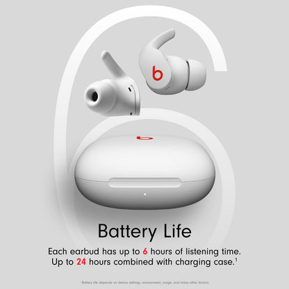 Beats Fit Pro True Wireless Noise Cancelling In-Ear Earbuds - White - MK2G3LL/A