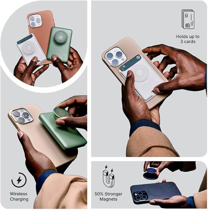 PopSockets iPhone 16 Pro Phone Case with MagSafe- Curled Up & Cozy | Magnetic, Wireless Charging, Camera & Drop Protection, Bookish, Dragon