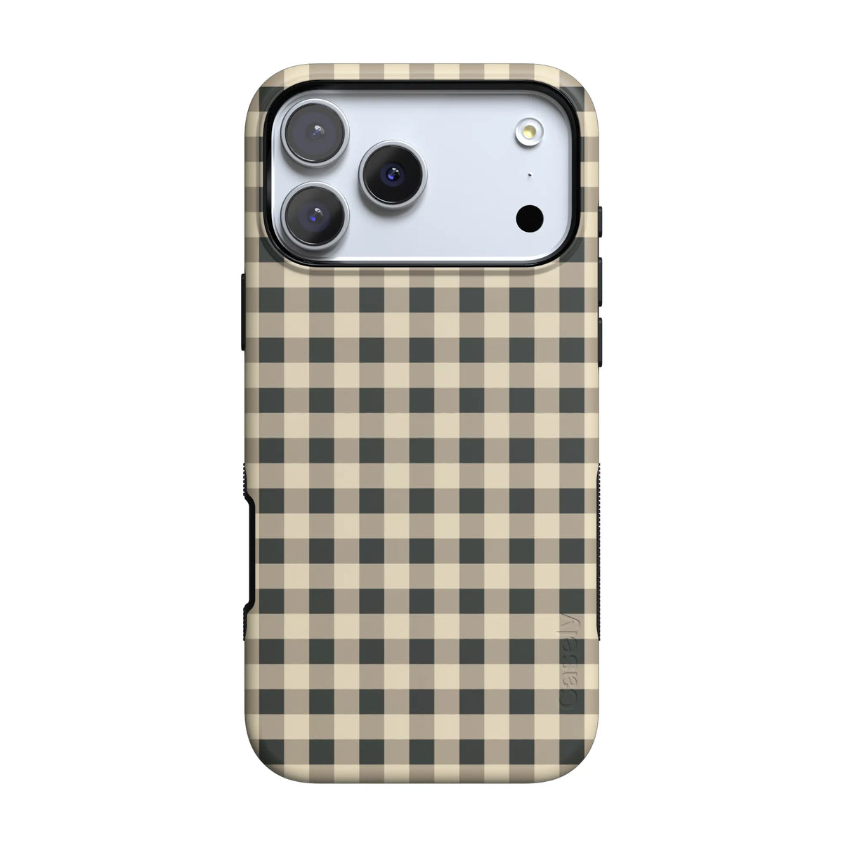 Cedar Lane | Black & Cream Gingham Case