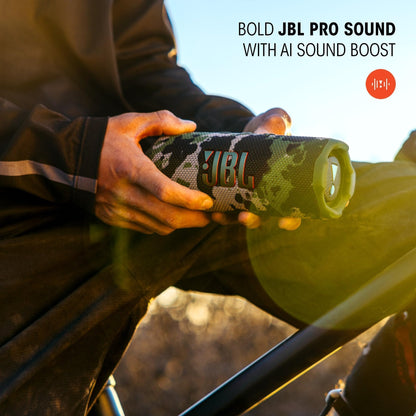 JBL Flip 7 - Portable Waterproof and Drop-Proof Speaker (White)
