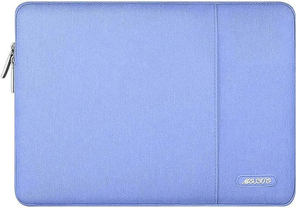 MOSISO Laptop Case 13 inch, 13 inch Laptop Sleeve Compatible with MacBook Air M4 M3 M2 M1 2025-2018 / Pro M2 M1 2025-2016, Polyester Vertical Computer Sleeve Bag with Pocket, Slate Blue
