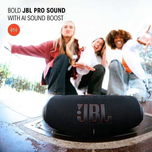 JBL Charge 6 - Portable Waterproof & Drop-Proof Bluetooth Speaker (Red)