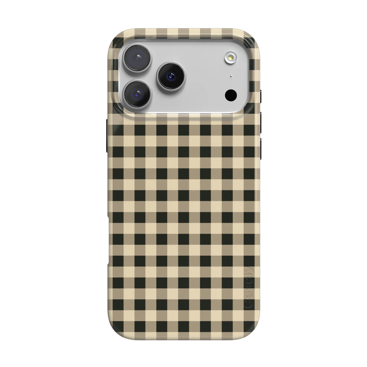 Cedar Lane | Black & Cream Gingham Case