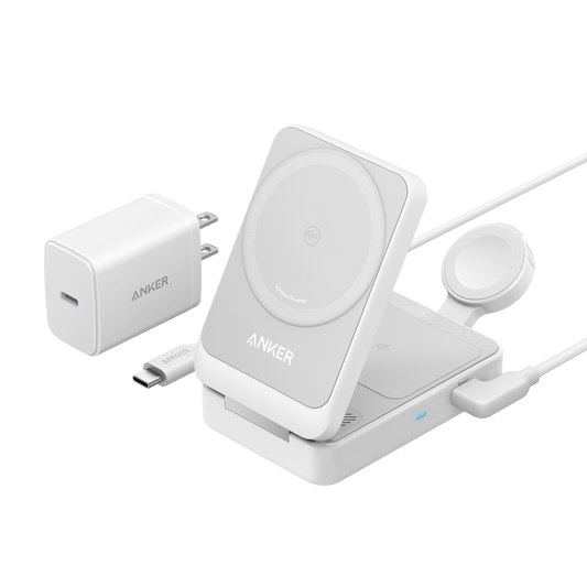Anker MagGo Wireless Charging Station (Foldable 3-in-1)