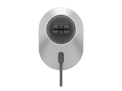Belkin - Car wireless charging holder - magnetic with Qi2 + car power adapter - 15 Watt - Fast Charge - gray WIC008BTGR-V2