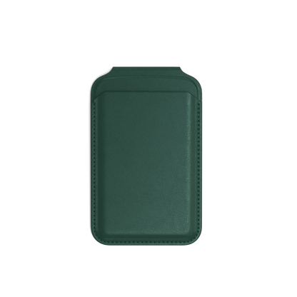Vegan-Leather Magnetic Wallet Stand