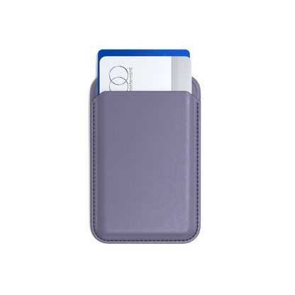 Vegan-Leather Magnetic Wallet Stand