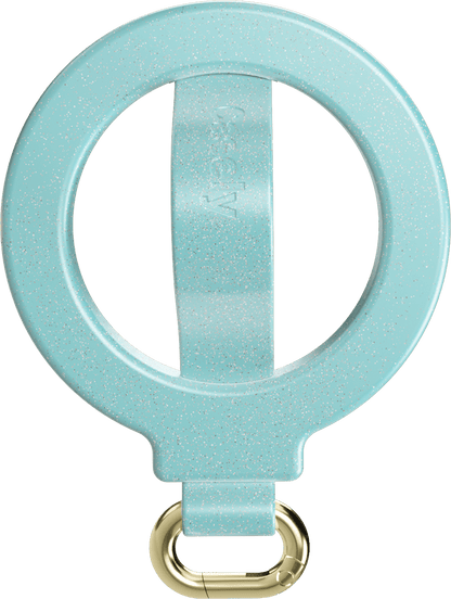 Aquamarine | Ocean Blue Shimmer MagRing+ with Keychain