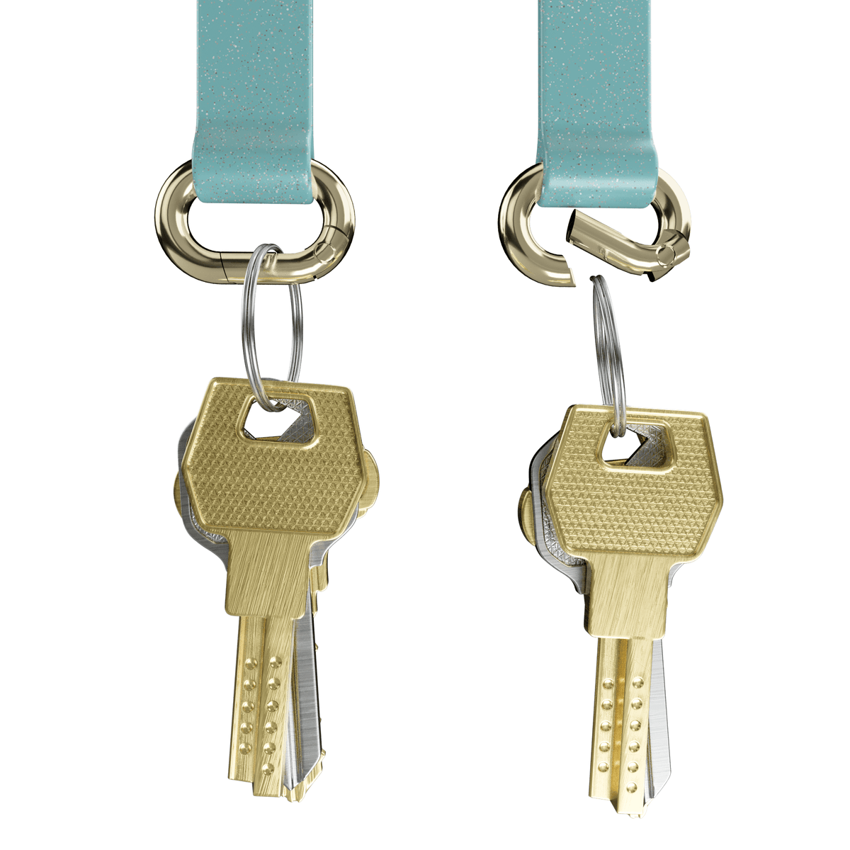 Aquamarine | Ocean Blue Shimmer MagRing+ with Keychain