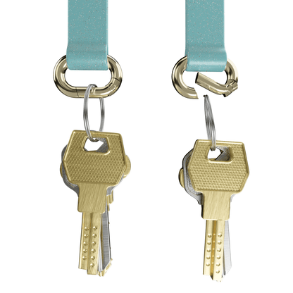 Aquamarine | Ocean Blue Shimmer MagRing+ with Keychain