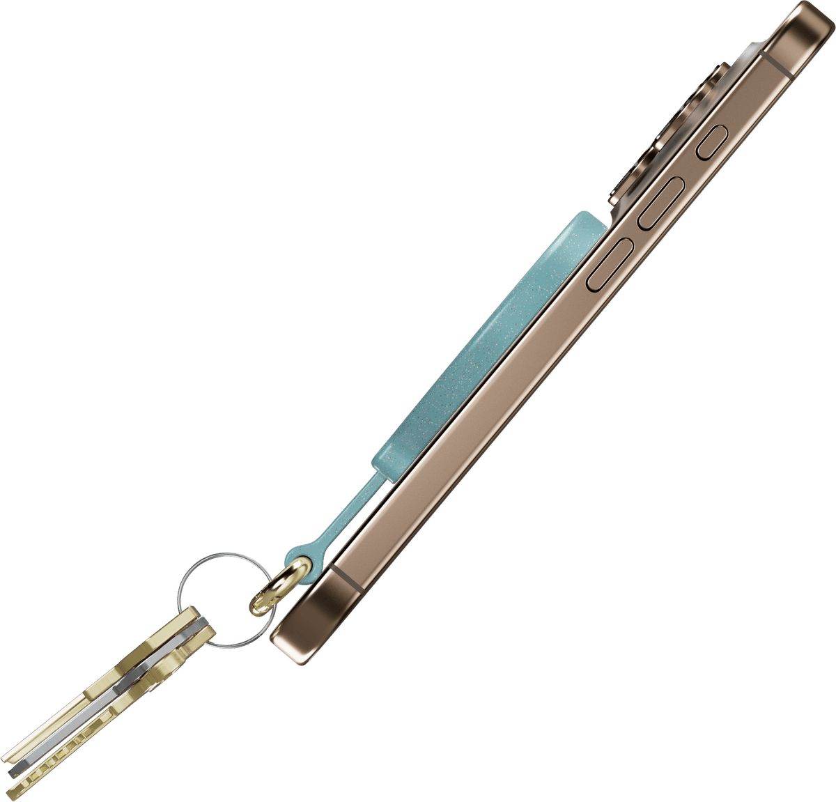 Aquamarine | Ocean Blue Shimmer MagRing+ with Keychain