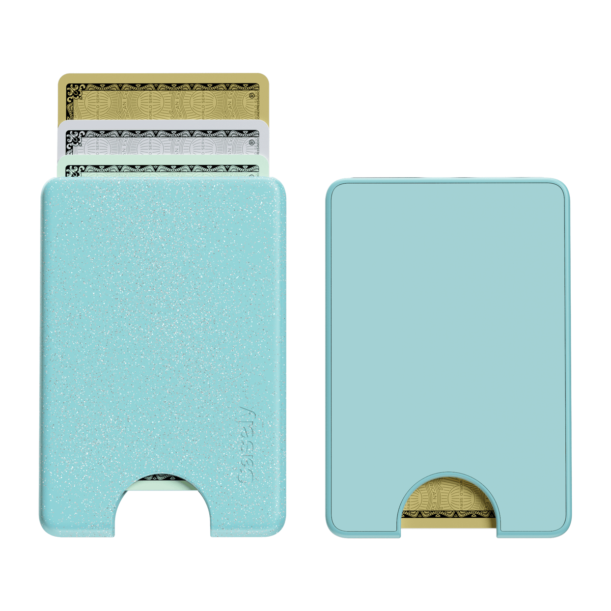 Aquamarine | Ocean Blue Shimmer MagWallet