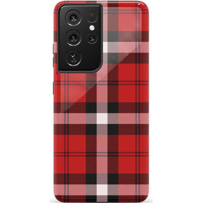 As if! | Red Plaid Case