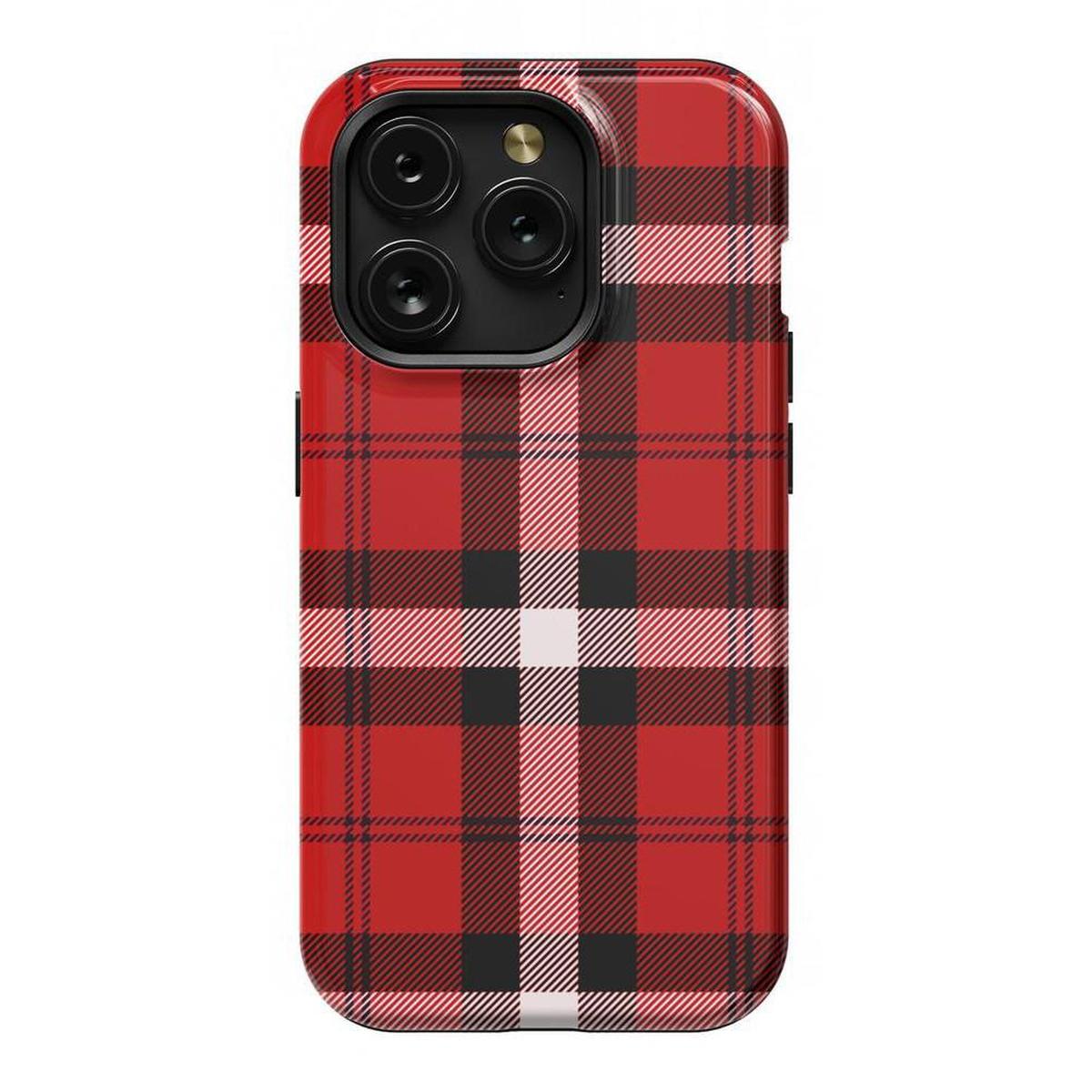 As if! | Red Plaid Case