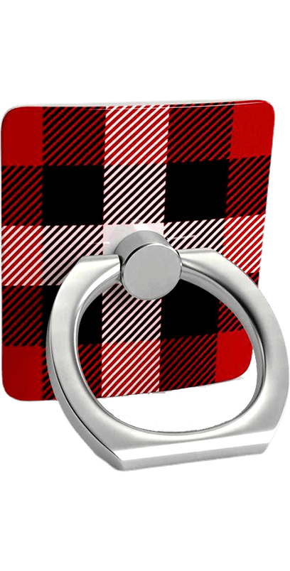 As if! | Red Plaid Phone Ring