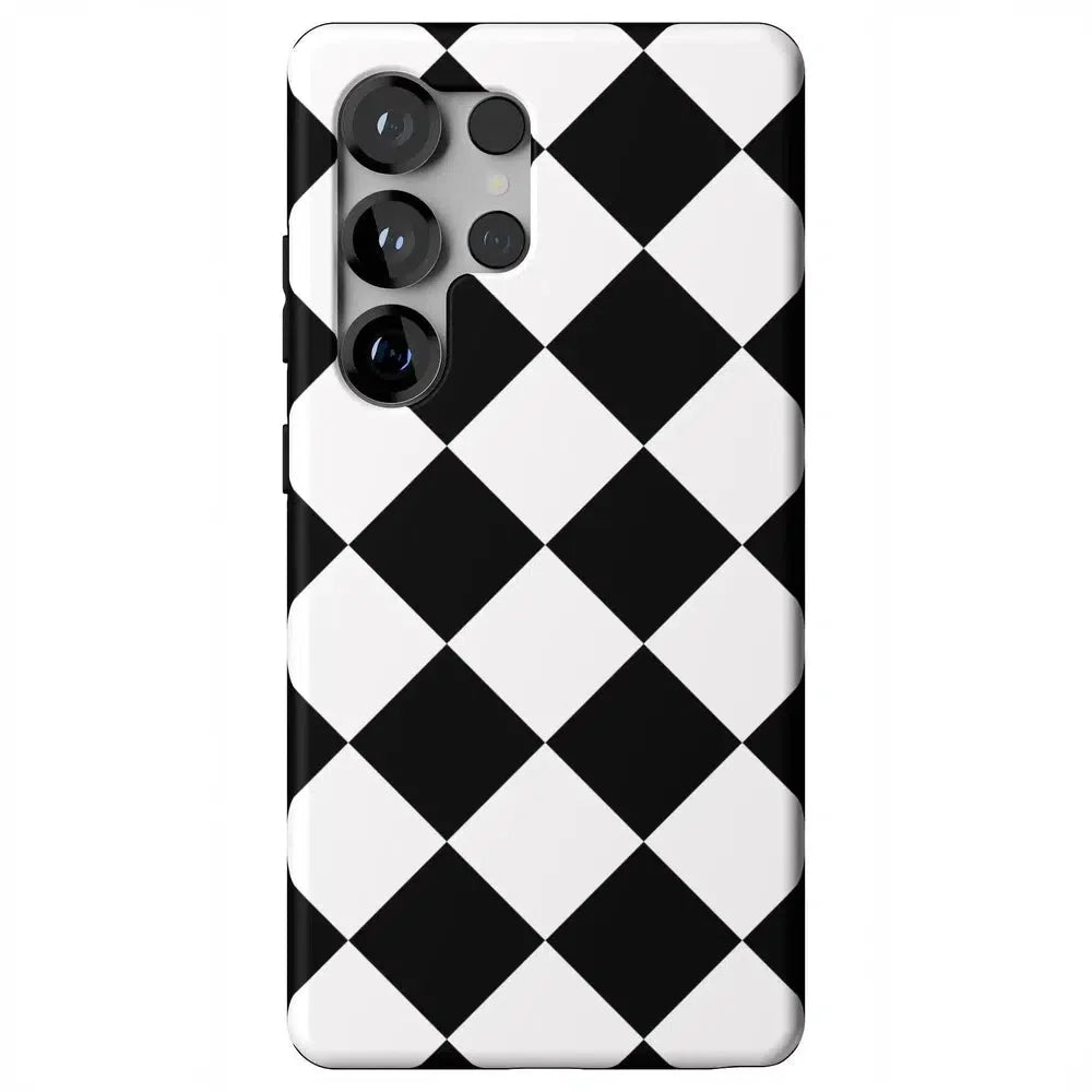 Black Checkerboard | High Contrast Design Case