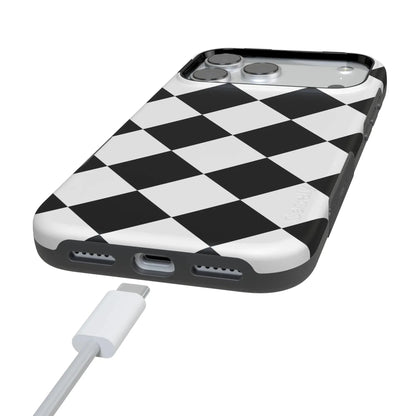 Black Checkerboard | High Contrast Design Case