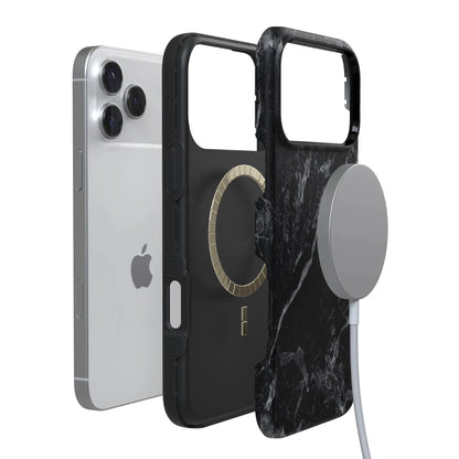 Black Pearl | Classic Black Marble Case