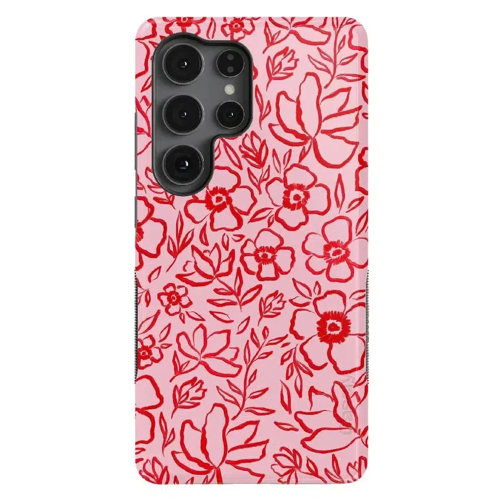 Blush Garden | Floral Doodle Case