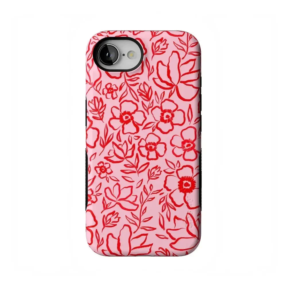 Blush Garden | Floral Doodle Case