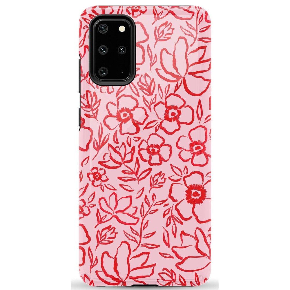 Blush Garden | Floral Doodle Case