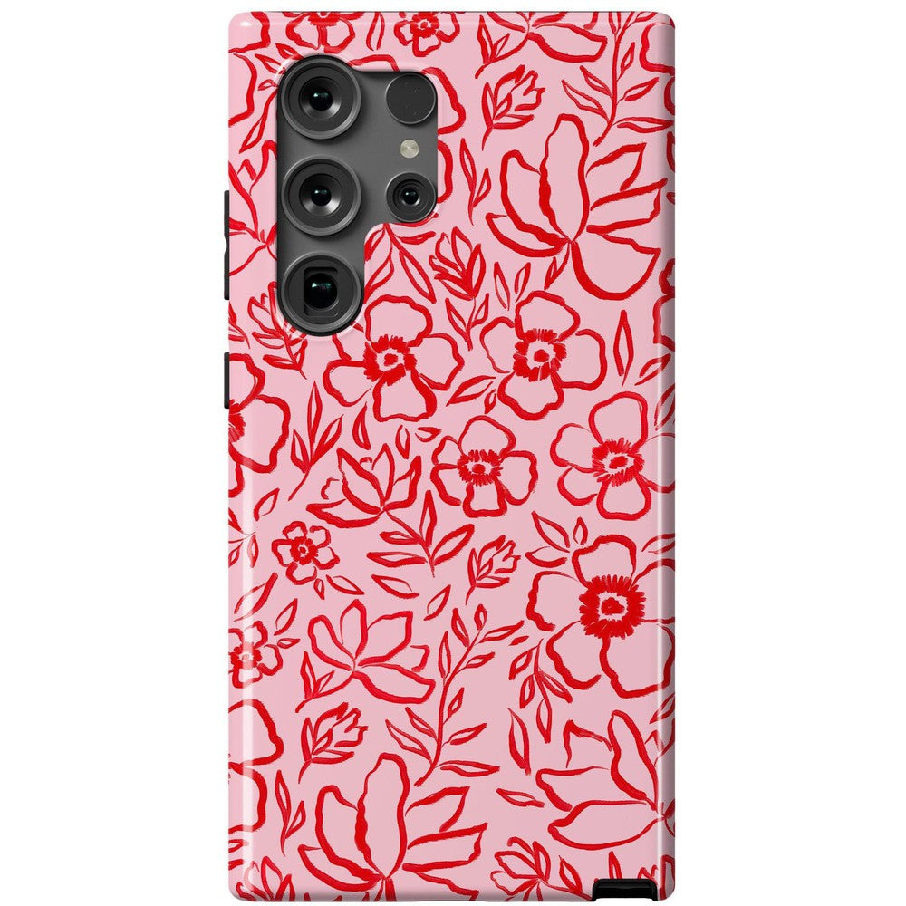 Blush Garden | Floral Doodle Case