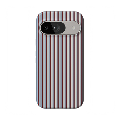 Bistro Stripes | Blue & Maroon Case