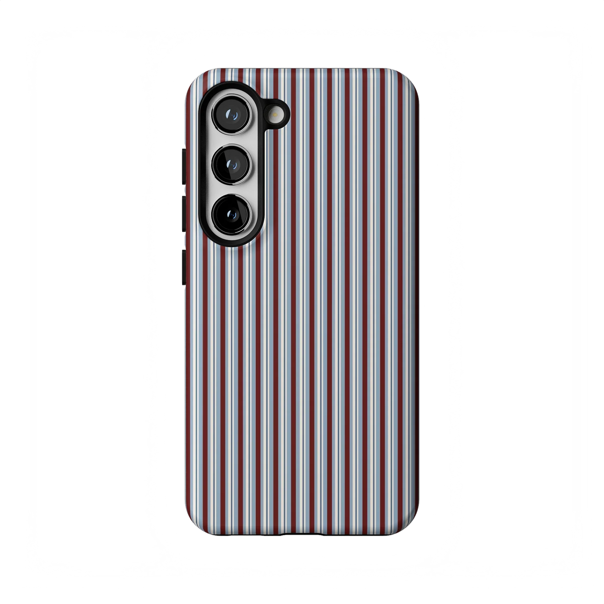 Bistro Stripes | Blue & Maroon Case