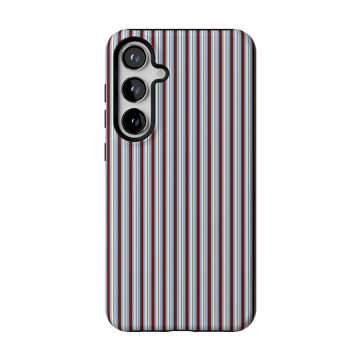 Bistro Stripes | Blue & Maroon Case