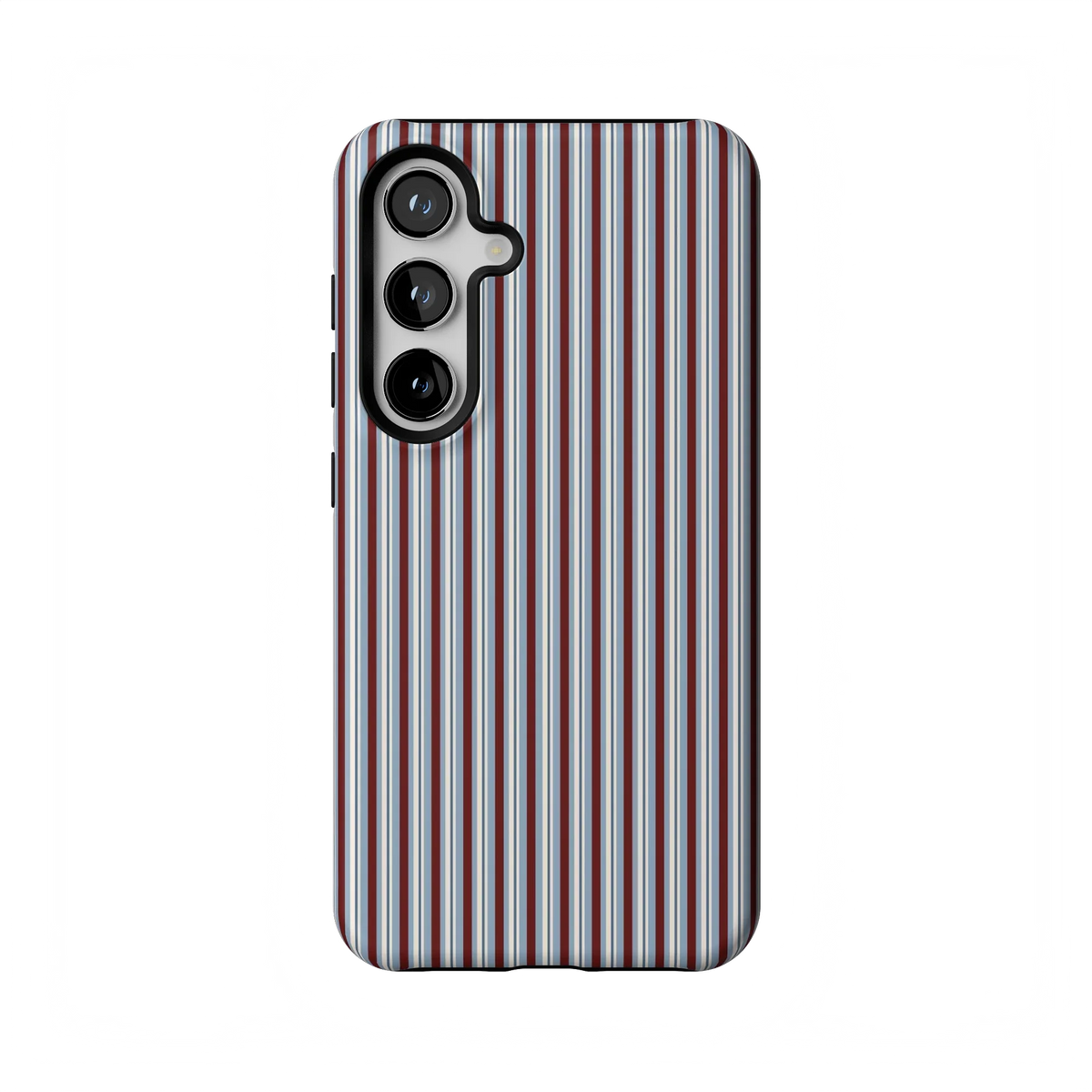 Bistro Stripes | Blue & Maroon Case