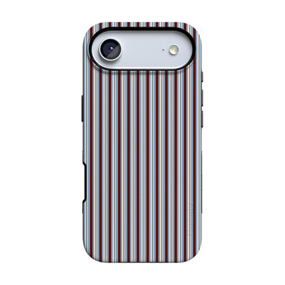 Bistro Stripes | Blue & Maroon Case