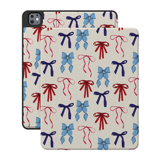 American Girlie | Red White & Blue Bows iPad Case