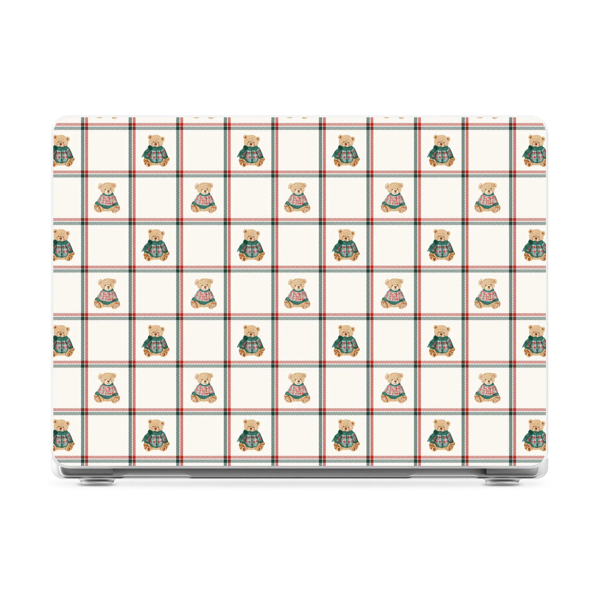 Bear Hugs | Teddy Squares Laptop Shell