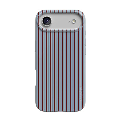 Bistro Stripes | Blue & Maroon Case