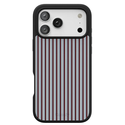 Bistro Stripes | Blue & Maroon Case