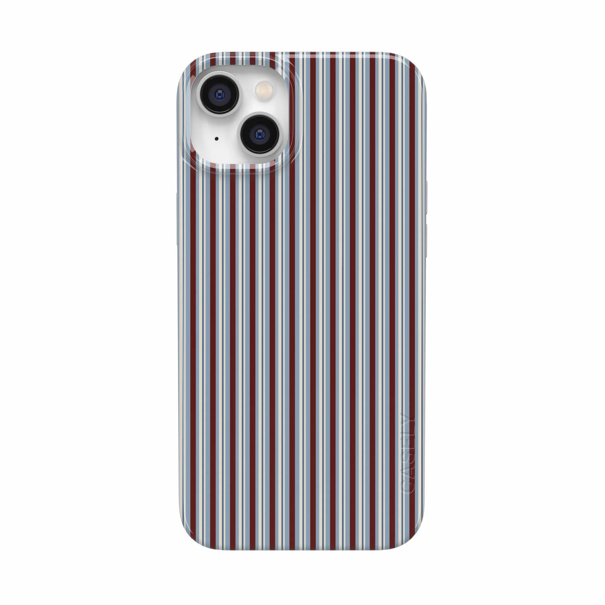 Bistro Stripes | Blue & Maroon Case