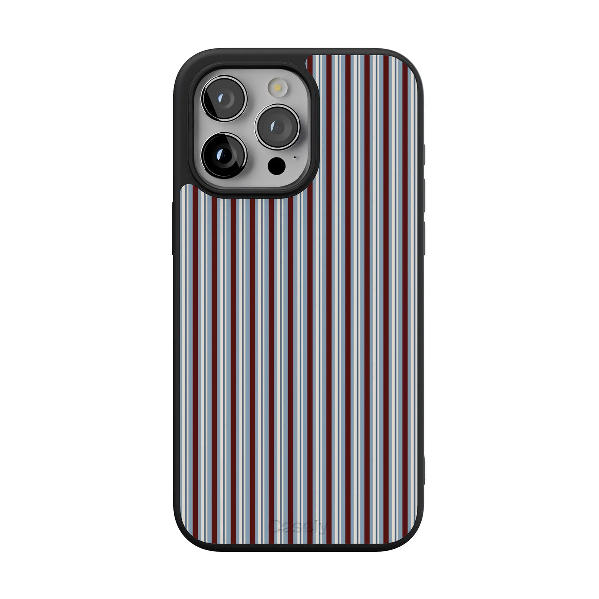 Bistro Stripes | Blue & Maroon Case